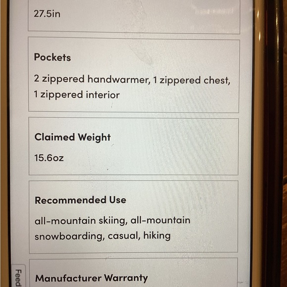 COPY - NWT Marmot Bryson hiking skiing Jacket. Men’s small or woman’s large. - Picture 6 of 9